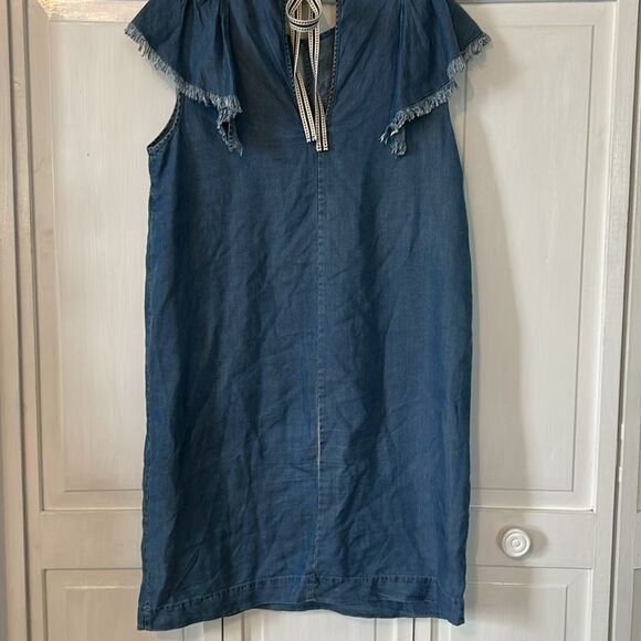 Semicouture 01 denim dress - size L - Picture 7 of 10